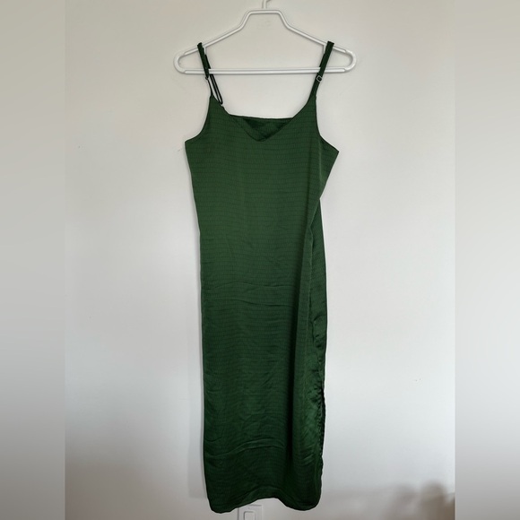 NWT Jack and Jones Garden party slip dress Green Sleeveless Dress size small - Picture 5 of 8